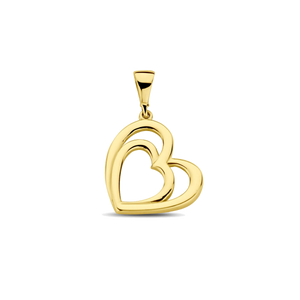 Gold-Herz-Anhänger