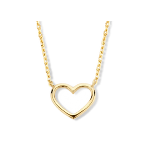 Goldkette mit Herz
