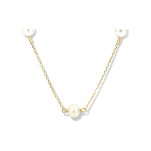 Goldkette mit Perle