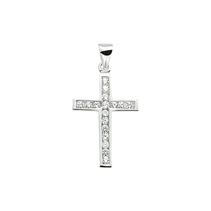 Silber-Kreuz-Anhänger