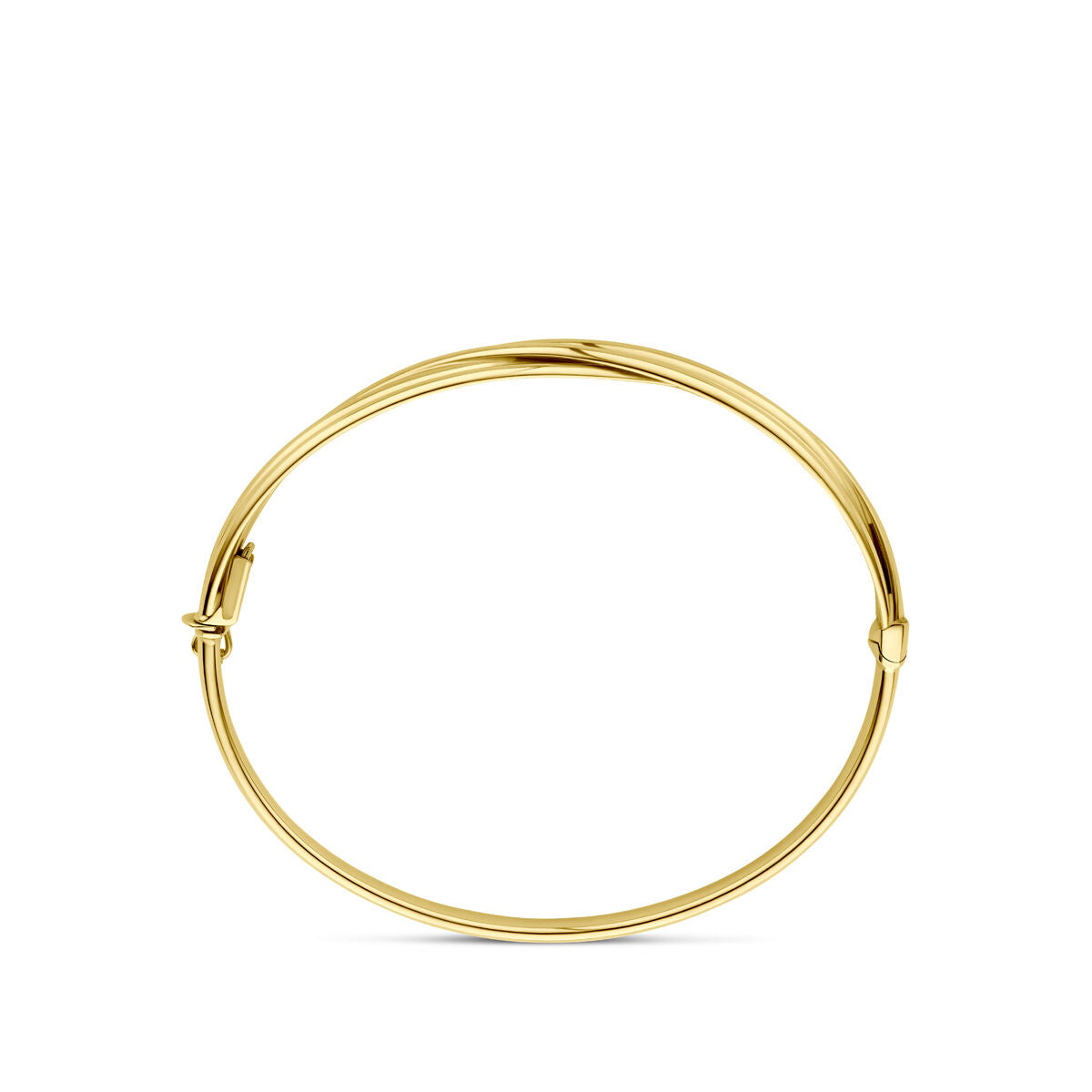 Armreif 9 mm 60 mm 14K Gelbgold