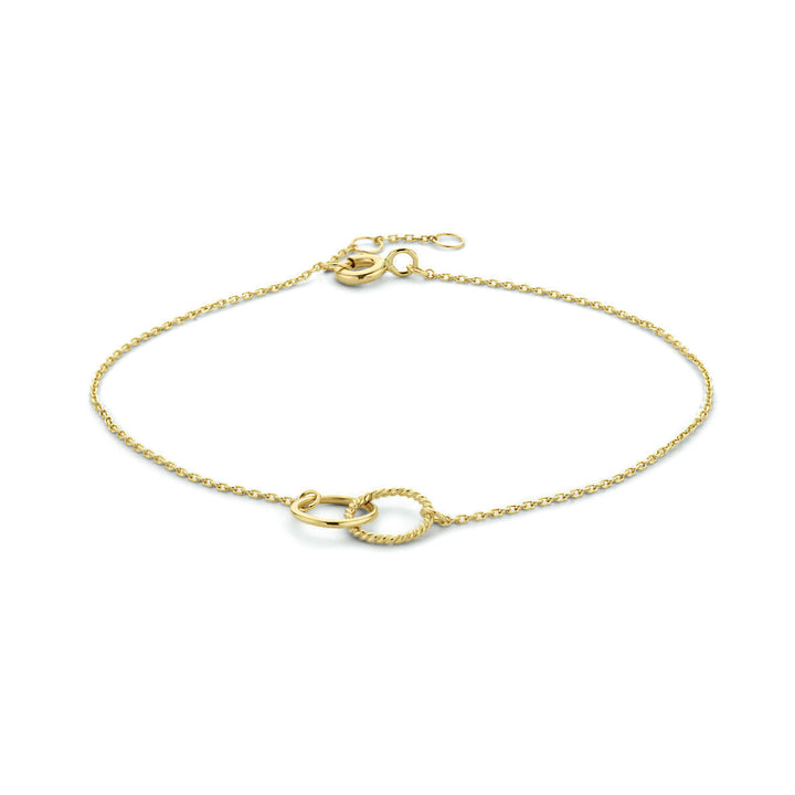 Armband rund 16,5 - 17,5 - 18,5 cm 14K Gelbgold