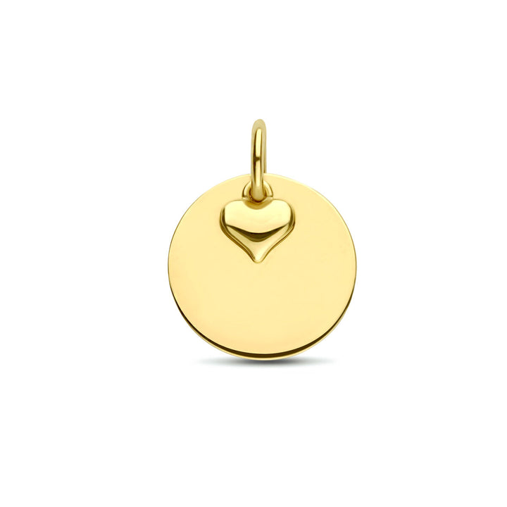 Gravuranhänger Herz 14K Gelbgold