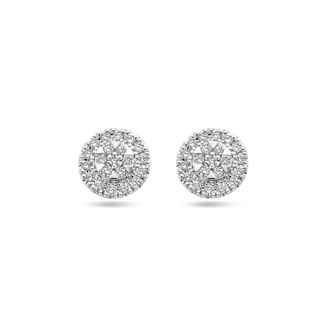 Ohrstecker Diamant 0.20ct (2x 0.10ct) H SI 7 mm 14K Weißgold