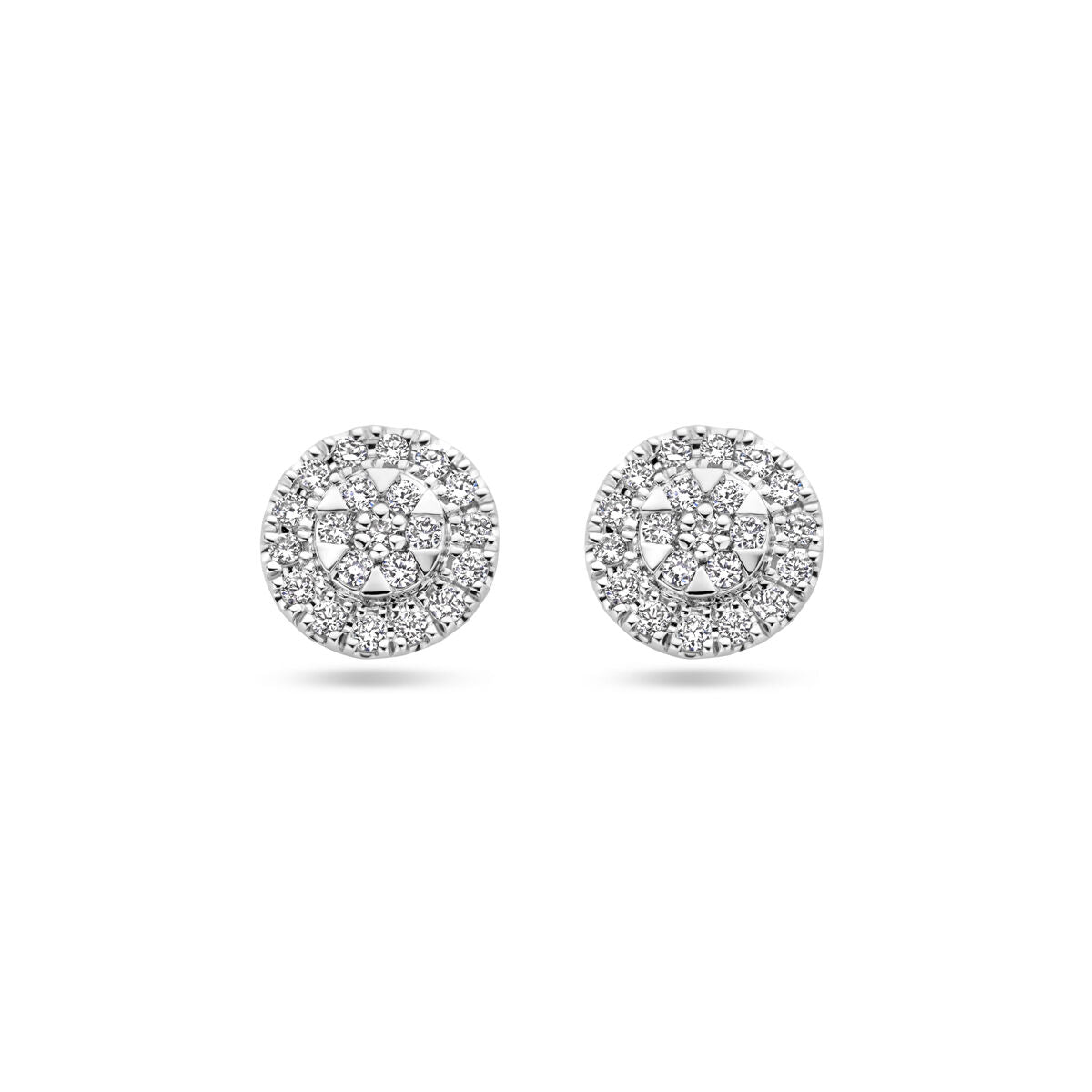 Ohrstecker Diamant 0.20ct (2x 0.10ct) H SI 7 mm 14K Weißgold