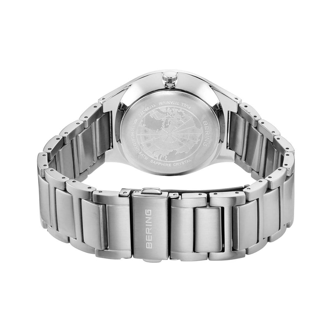Bering Herrenuhr mit grauem Zifferblatt – 11739-772