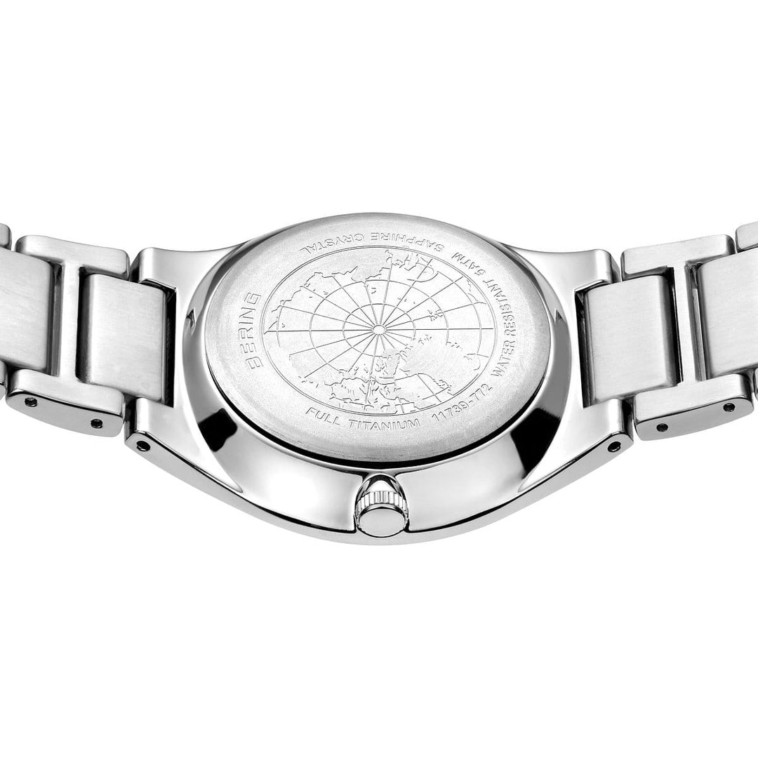 Bering Herrenuhr mit grauem Zifferblatt – 11739-772