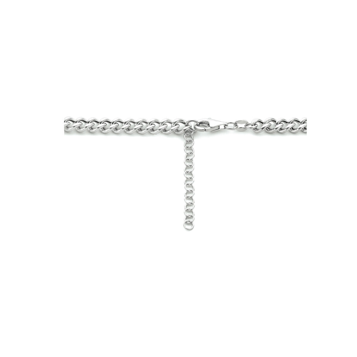 Gourmette 5,4 mm Silber rhodiniert