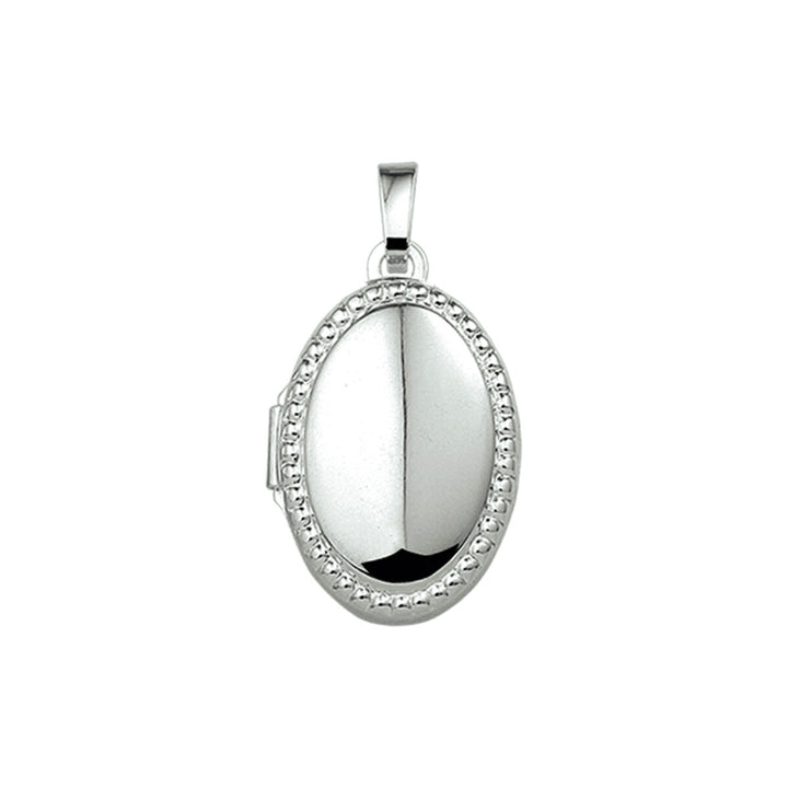 Medaillon Silber rhodiniert