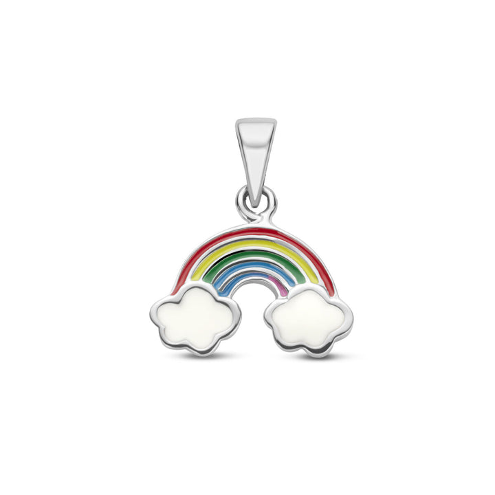 Anhänger Regenbogen Silber rhodiniert
