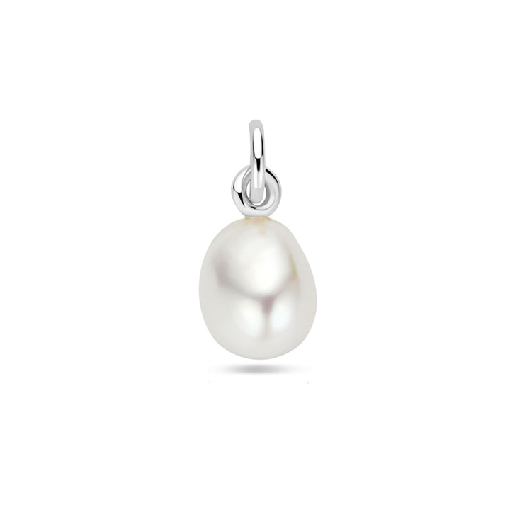 hanger parel zilver gerhodineerd