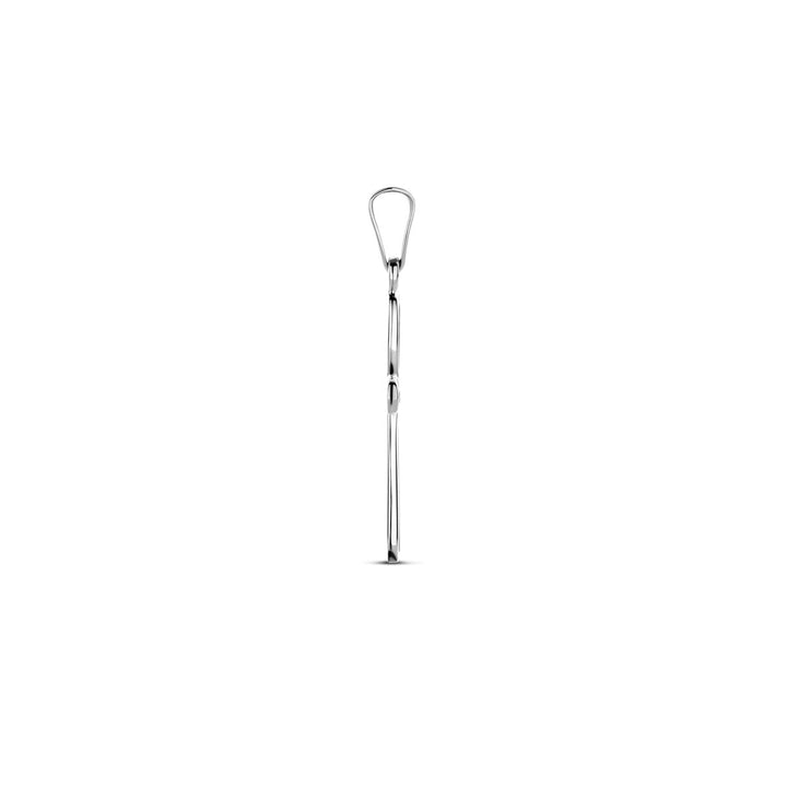 hanger kruis 25 mm zilver gerhodineerd