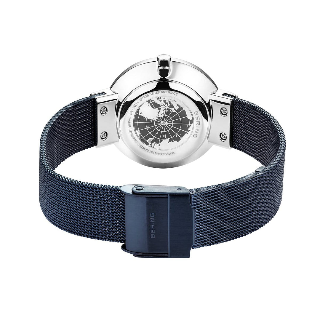 Bering Damenuhr mit blauem Zifferblatt – 14331-307