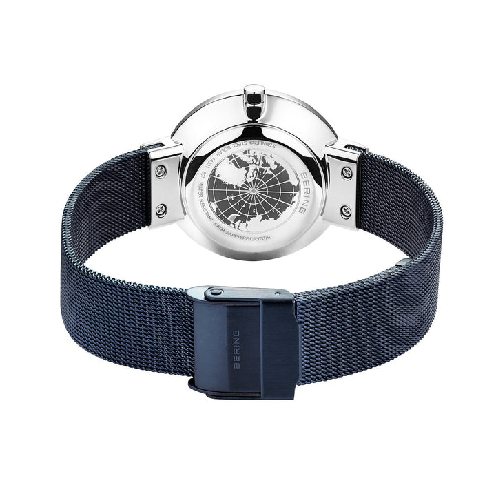 Bering Damenuhr mit blauem Zifferblatt – 14331-307