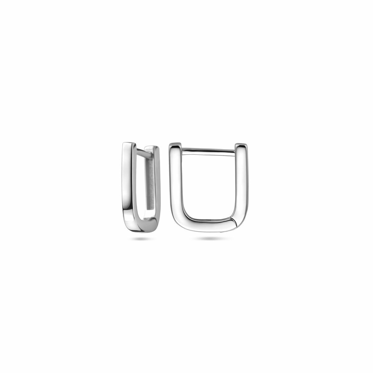 Kreolen 12 mm Silber rhodiniert