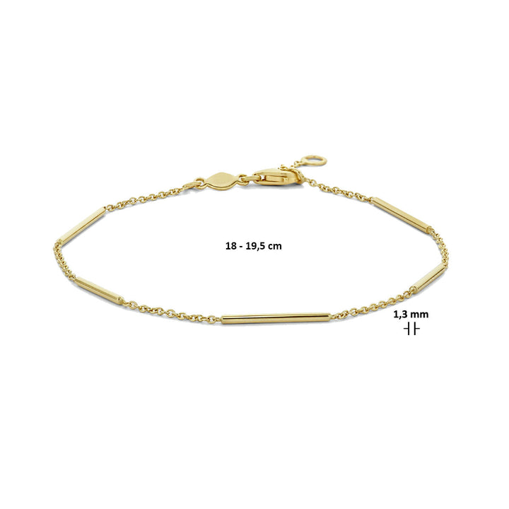 Goldarmband Damenbarren 14K
