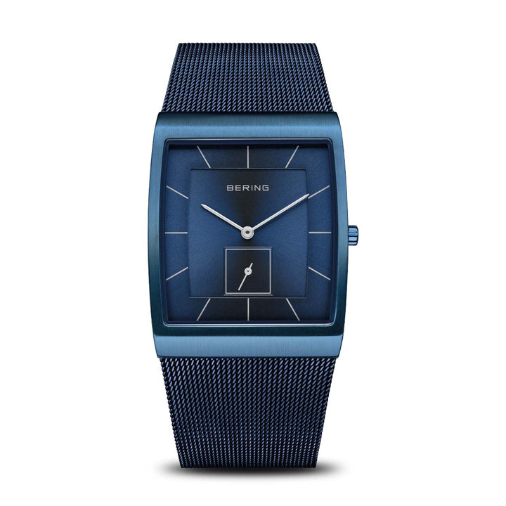 Bering Herrenuhr mit blauem Zifferblatt – 16033-397