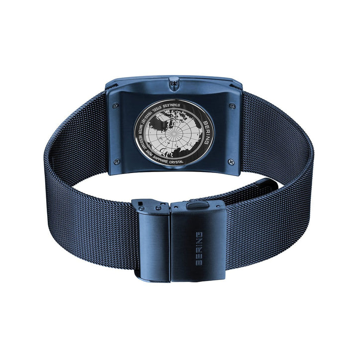 Bering Herrenuhr mit blauem Zifferblatt – 16033-397