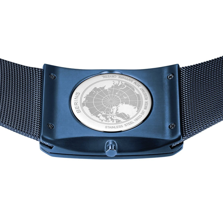 Bering Herrenuhr mit blauem Zifferblatt – 16033-397