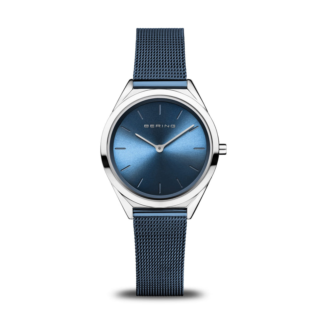 Bering Unisex-Uhr mit blauem Zifferblatt – 17031-307