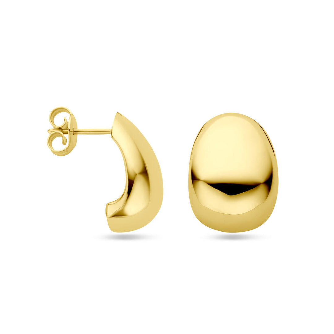 Ohrstecker 17 mm 14K Gelbgold