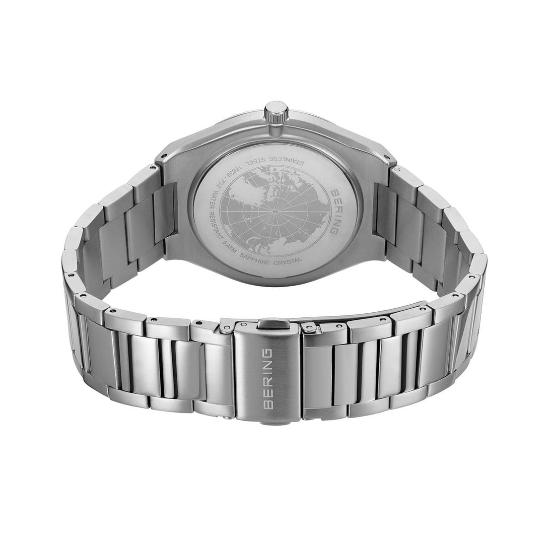 Bering heren horloge zwarte wijzerplaat 17639-702