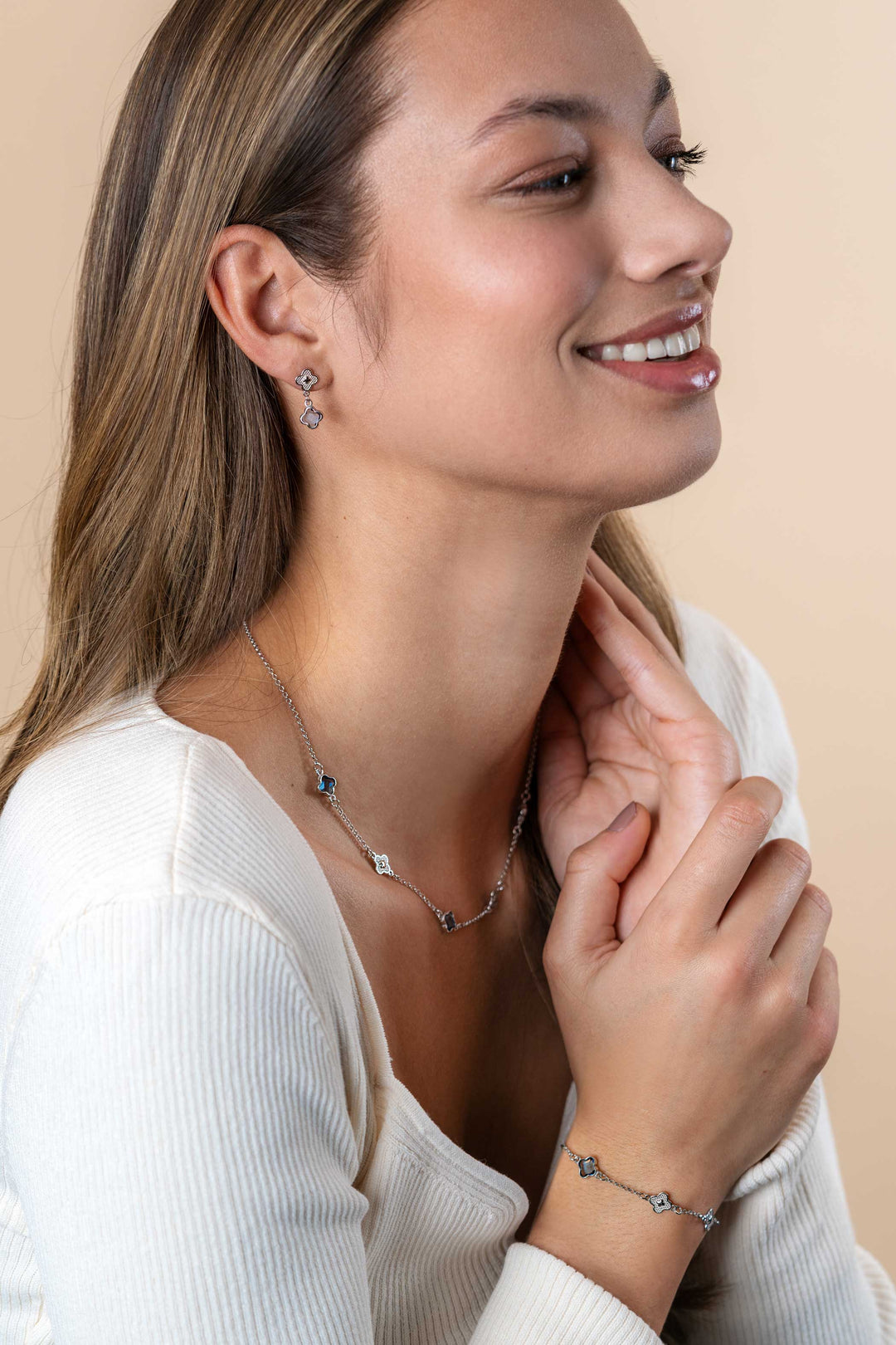 Zinzi oorbellen zilver ZIO2582