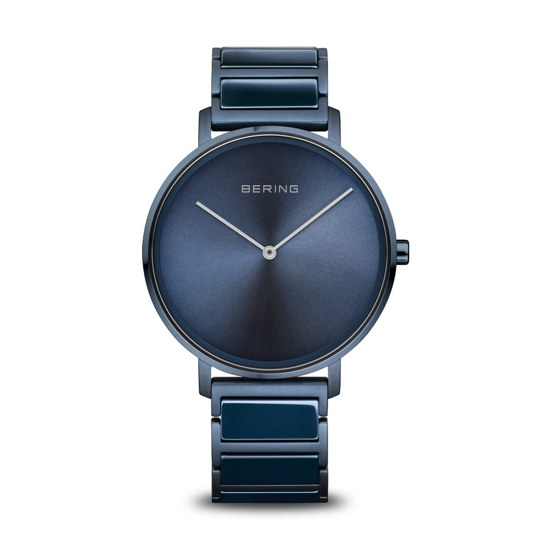 Bering Herrenuhr mit blauem Zifferblatt – 18539-797