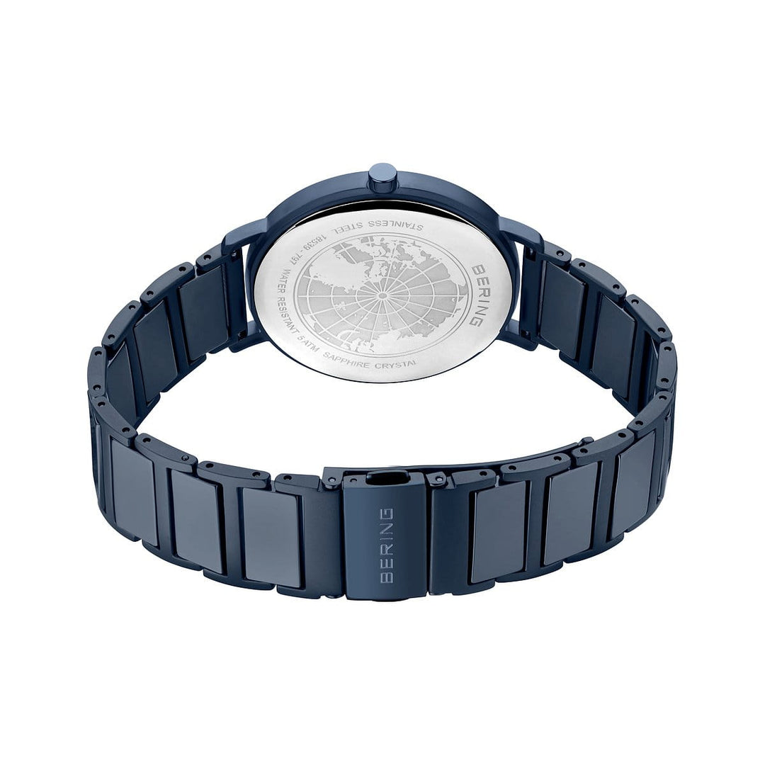 Bering Herrenuhr mit blauem Zifferblatt – 18539-797
