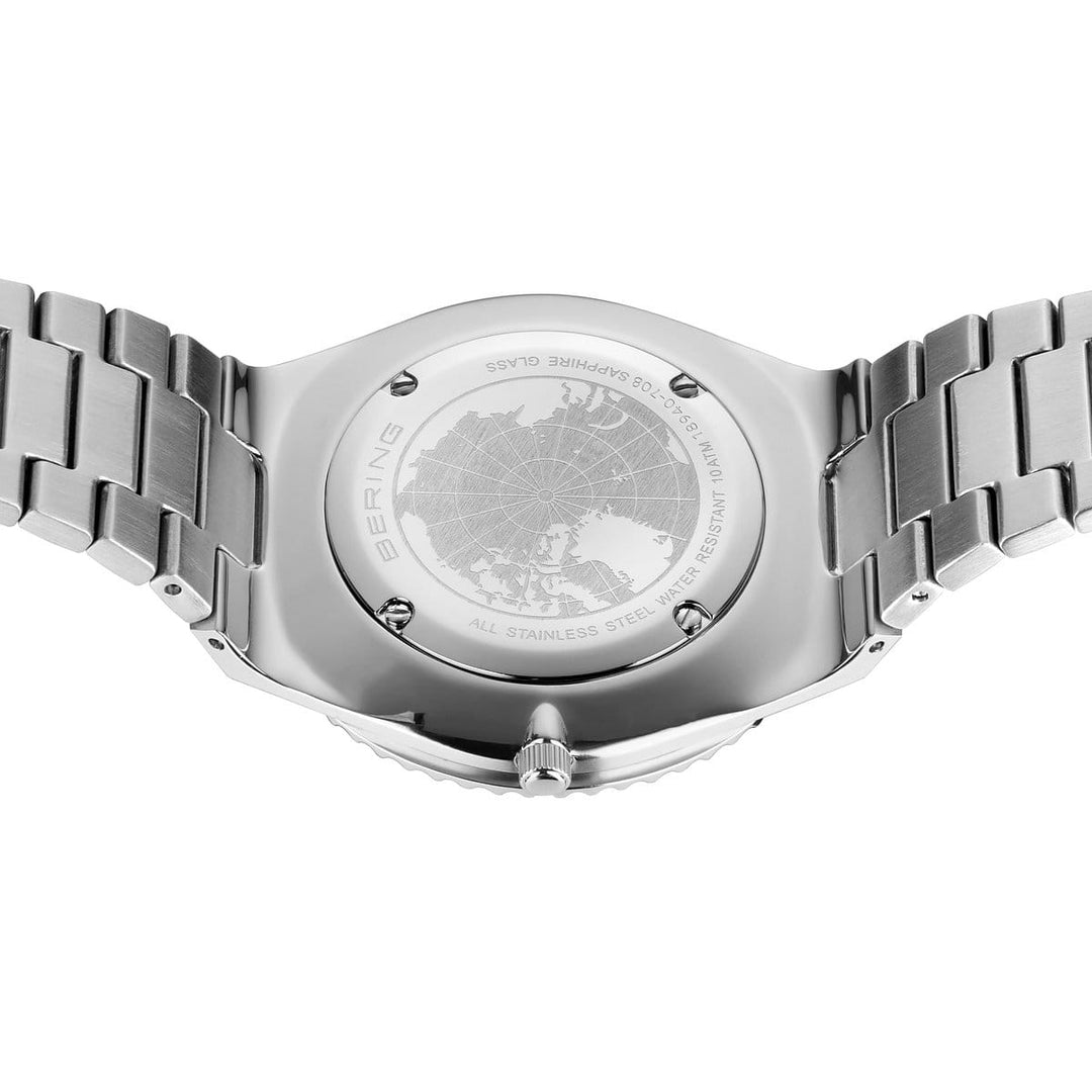 Bering Herrenuhr mit grünem Zifferblatt – 18940-708