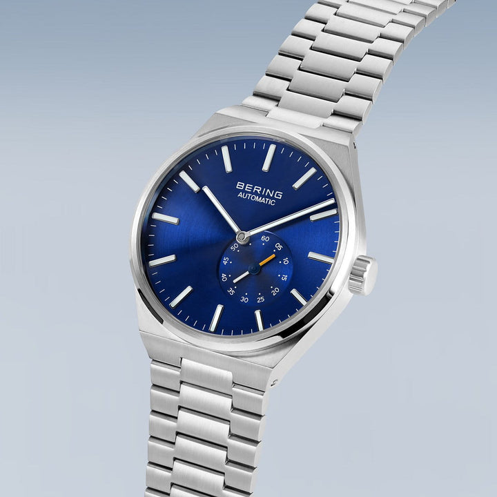 Bering Herrenuhr mit blauem Zifferblatt – 19441-707