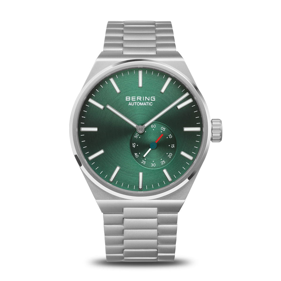 Bering Herrenuhr mit grünem Zifferblatt – 19441-708