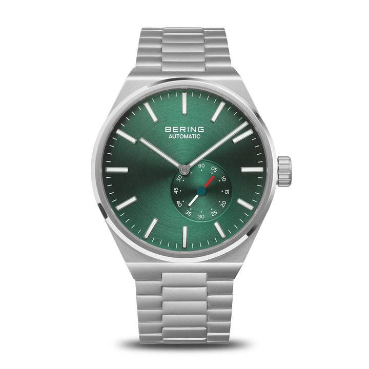 Bering Herrenuhr mit grünem Zifferblatt – 19441-708