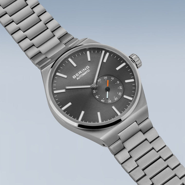 Bering Herrenuhr mit grauem Zifferblatt – 19441-777 