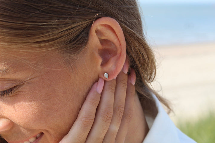 Mini Drop  | As oorstekers Zilver