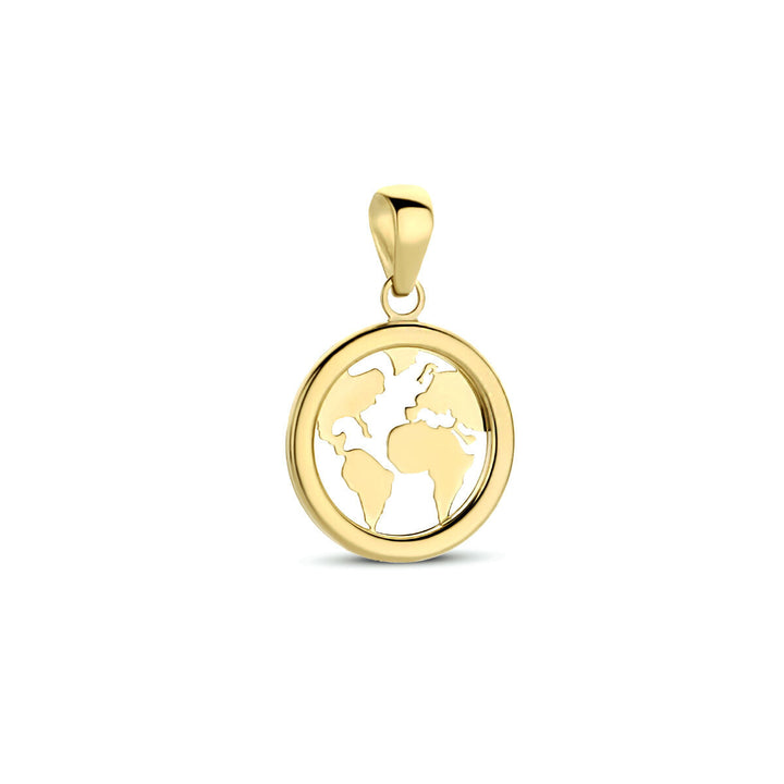 Anhänger Globus 14K Gelbgold