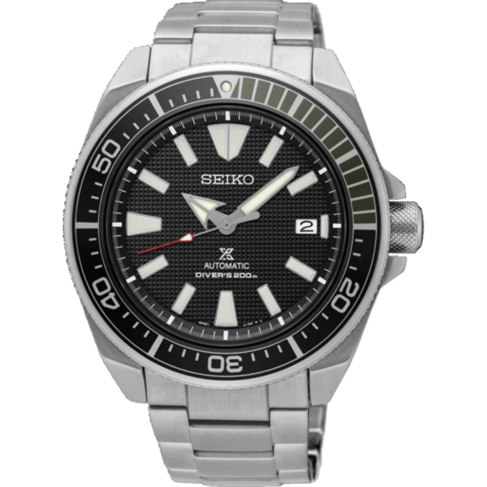Herrenarmbanduhr mit schwarzem Zifferblatt, Edelstahlgehäuse und -armband, automatische Uhr mit Datumsanzeige