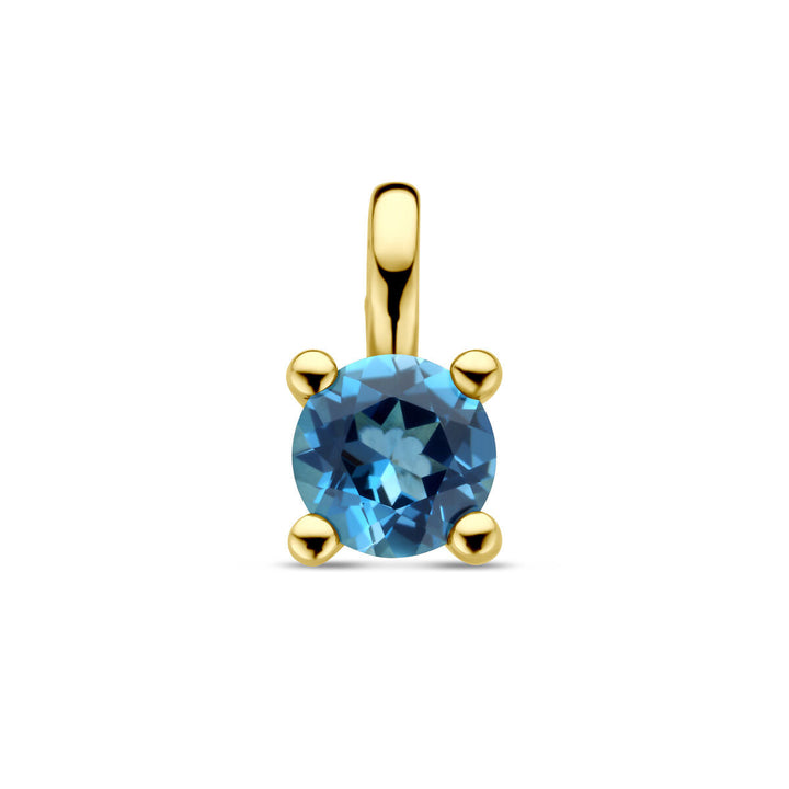 Anhänger London Blue Topas 14K Gelbgold