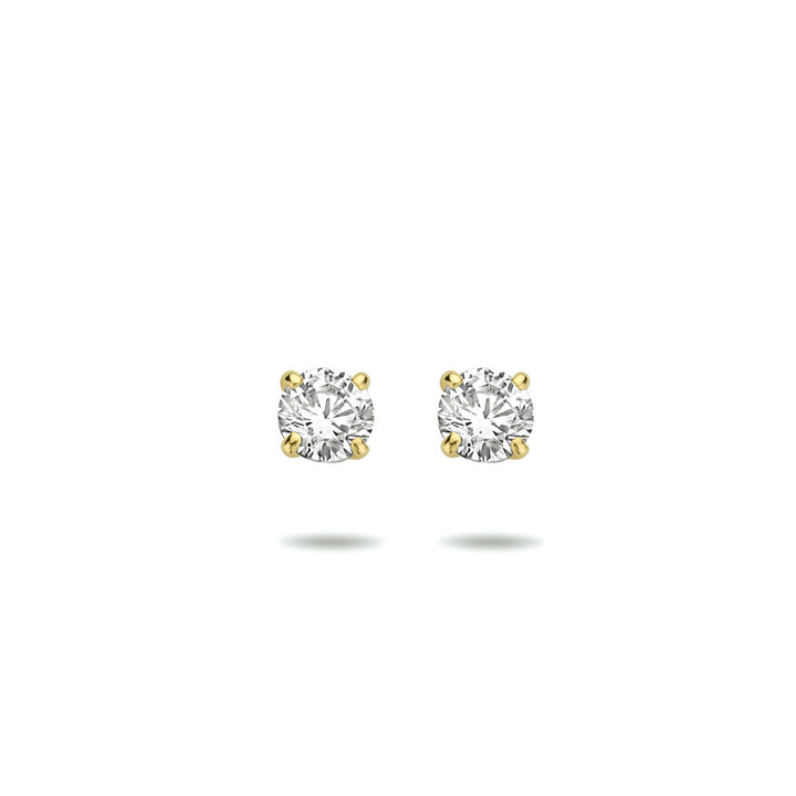 Ohrstecker Zirkonia 14K Gelbgold