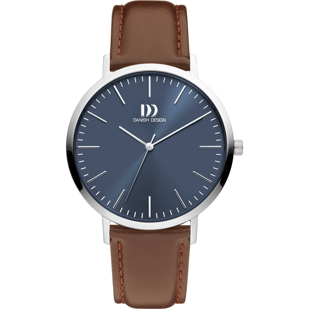 Dänische Design-Herrenuhr mit blauem Zifferblatt – IQ22Q1159