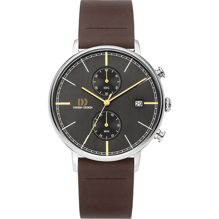 Dänische Design-Herrenuhr mit grauem Zifferblatt – IQ23Q1290