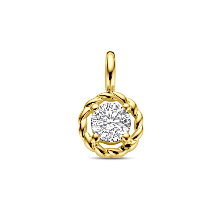 Anhänger Zirkonia 14K Gelbgold