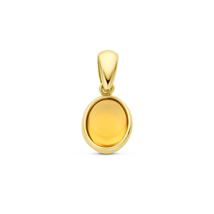 Anhänger Citrin 14K Gelbgold