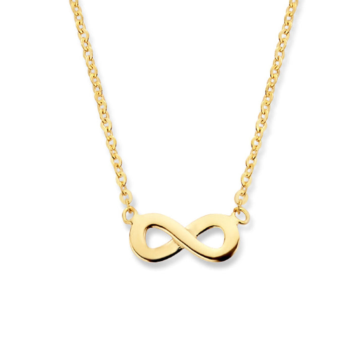 Halskette Unendlichkeit 41,5 - 44,5 cm 14K Gelbgold
