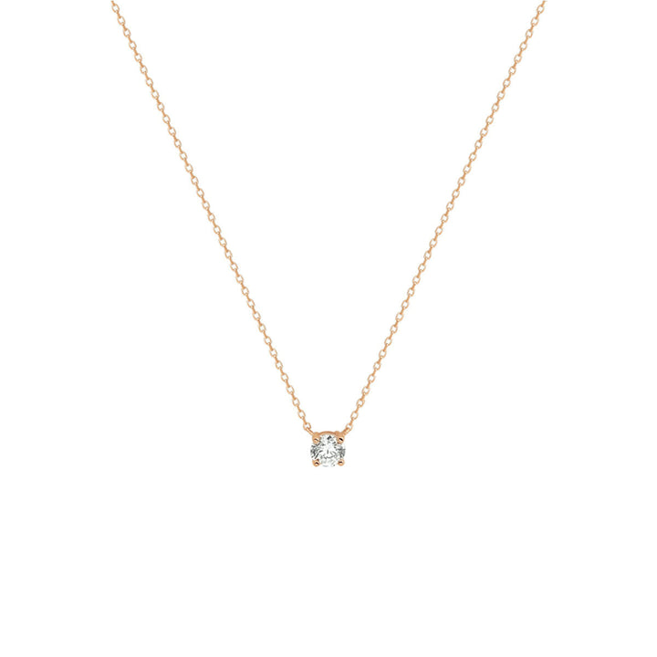 Zirkonia-Halskette 40 - 42 - 44 cm 14K Roségold