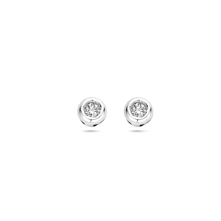 Ohrstecker Diamant 0,10 ct (2x 0,05 ct) h si 14K Weißgold
