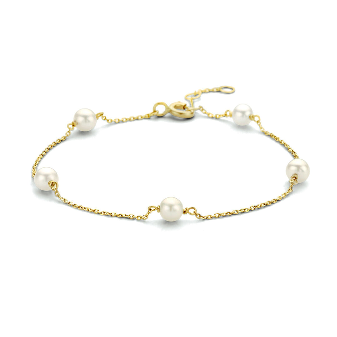 Goldarmband Damenperle 14K