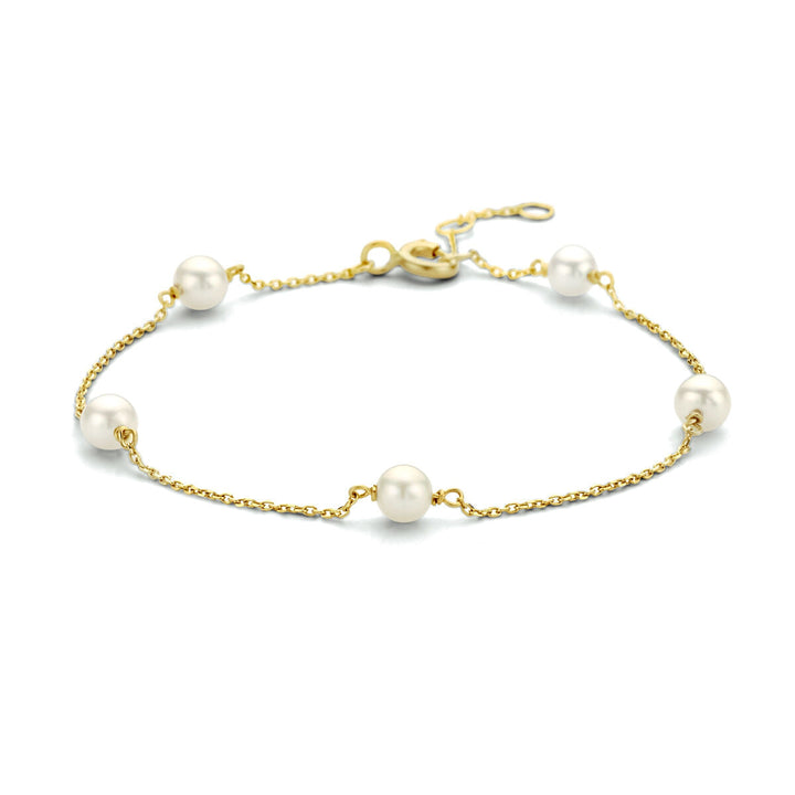 Goldarmband Damenperle 14K