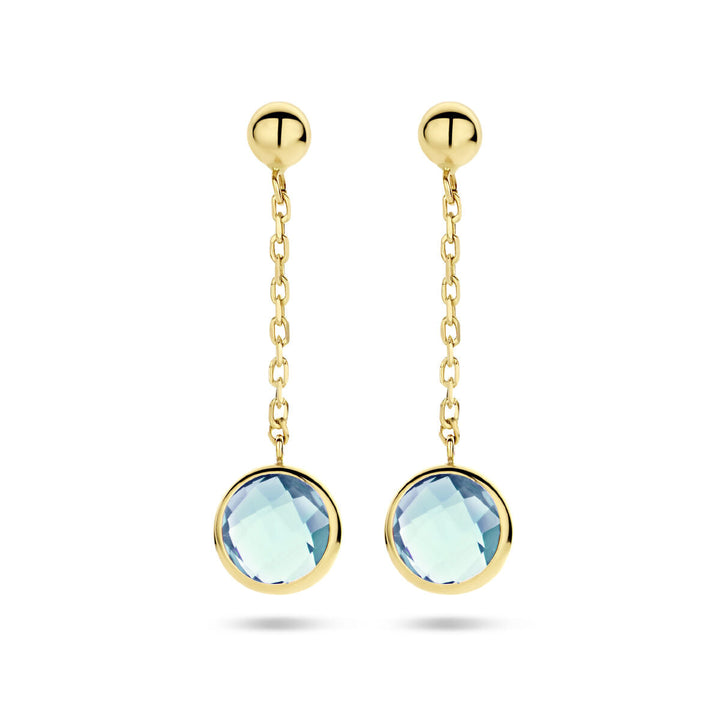 Ohrringe Topas 14K Gelbgold