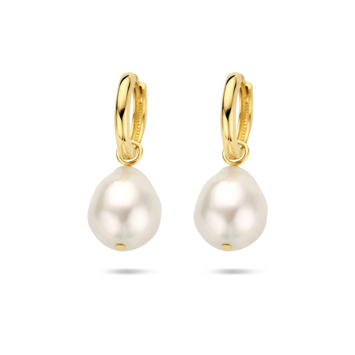 Ohrhänger Barockperle 14K Gelbgold